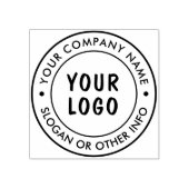 Eigen Logo Rubberstempel (Afrduk)