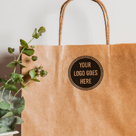 Eigen logo rubberstempel