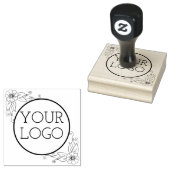 Eigen Logo Rubberstempel (Gestempeld)