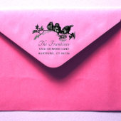 Eigen Logo Script Achternaam Retouradres Rubberstempel