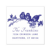 Eigen Logo Script Achternaam Retouradres Zelfinktende Stempel (Design)