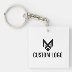 Eigen logo sleutelhanger