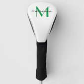 Eigen logo voor dames en heren golfheadcover (Voorkant)