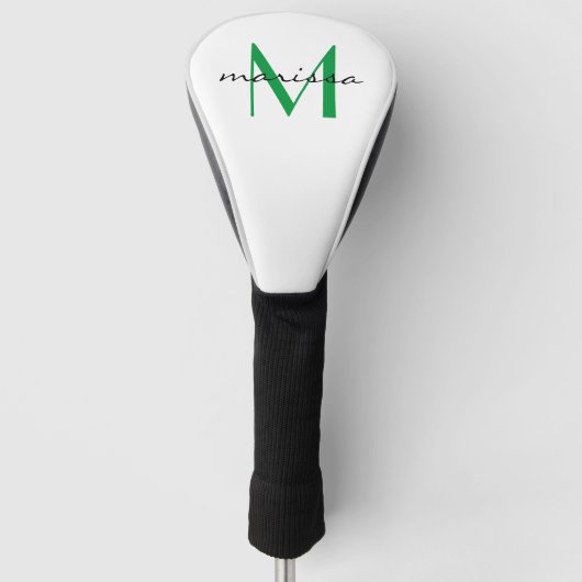 Eigen logo voor dames en heren golfheadcover (Voorkant)