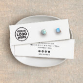 Eigen Logo-wittestopstelling toevoegen Houder beel Mini Visitekaartjes