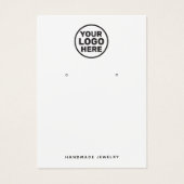 Eigen Logo-witteweergavehouder toevoegen Visitekaartje (Voorkant)