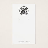 Eigen Logo-witteweergavehouder toevoegen Visitekaartje (Voorkant)