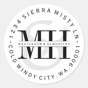 Eigen logo's voor modelprogramma's ronde sticker