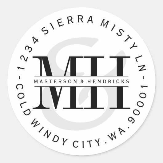 Eigen logo's voor modelprogramma's ronde sticker (Voorkant)