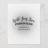 Eigen maat maken flyer (Voorkant)