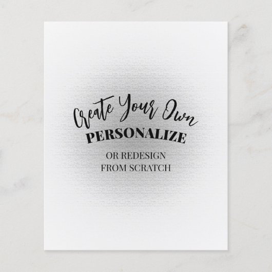 Eigen maat maken flyer (Voorkant)