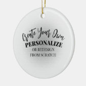 Eigen maat maken keramisch ornament (Links)