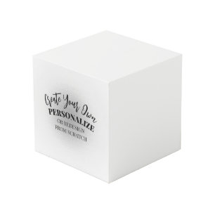 Eigen maat maken kubus