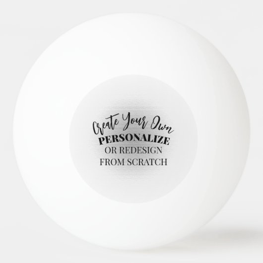 Eigen maat maken pingpongbal (Voorkant)