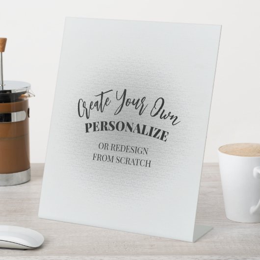 Eigen maat maken reclamebord met voetstuk (Insitu)