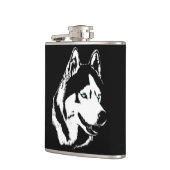Eigen maatkolf Husky Dog Drink Flask Heupfles (Links)
