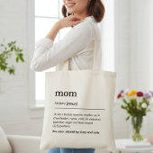 Eigen mam-definitie voor Moederdag Tote Bag