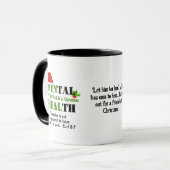 Eigen MANNEN DIE GEZONDHEIDSZORG VOOR kerstmis HEB Mok (Voorkant links)