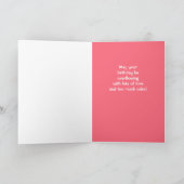 Eigen marthday roze ballonnen groet kaart (Binnen)