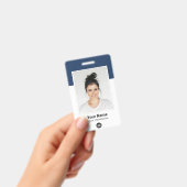 Eigen medewerker grote foto Qr Bar Code Logo Naam Badge (Handheld)