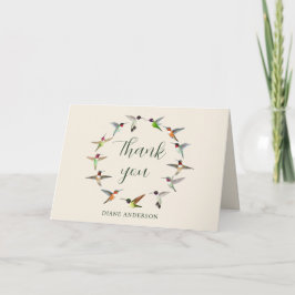 Eigen mensvogels in Noord-Amerika Bedankkaart