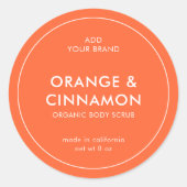 Eigen merk toevoegen Aangepast kleurenkeurmerk Mod Ronde Sticker (Voorkant)