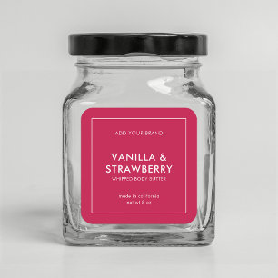 Eigen merk toevoegen Aangepast kleurenkeurmerk Mod Vierkante Sticker