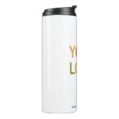 Eigen merknaam thermisch LOGO thermisch getumbler Thermosbeker (Gedraaid links)