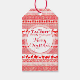 Eigen MERRY CHRISTMAS SEASON'S GREETING Gift Label Cadeaulabel