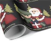 Eigen militaire soldaat en kerstmis cadeaupapier (Rol Hoek)