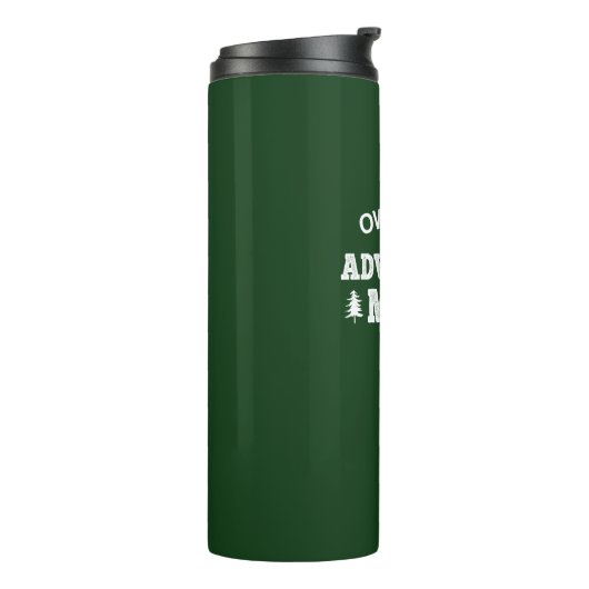 Eigen minder, avontuur meer thermosbeker (Gedraaid links)