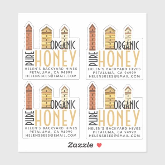 Eigen mini-netjes zuiver biologisch hondenetiket sticker (Vel)