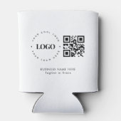 Eigen minimaliserende QR-code voor bedrijven met L Blikjeskoeler (Achterkant)