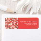 Eigen minimumaantal moderne bloemen etiket (Insitu)