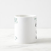 Eigen moeder van Bride Groom Dusty Blue Eucalytpus Koffiemok (Center)