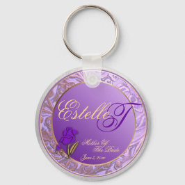 Eigen moeder van de bride-schelpen van Lavender Ke Sleutelhanger
