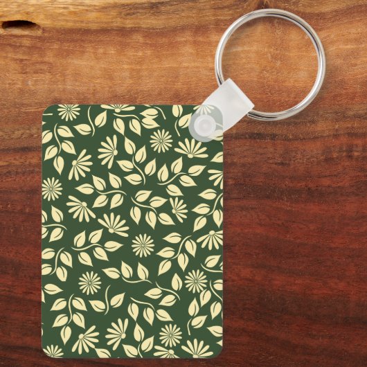 Eigen monogram en naam deegblad sleutelhanger (Achterkant)