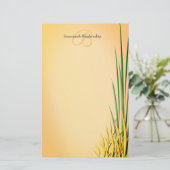 Eigen monogram - Gramrand Briefpapier (Staand voorkant)