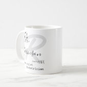 Eigen monogram Obgyn Obstetricist Gynaecoloog Koffiemok (Voorkant links)
