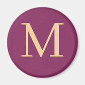 Eigen monogrammen magneet (Voorkant)