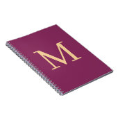 Eigen monogrammen notitieboek (Rechterzijde)