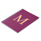 Eigen monogrammen notitieboek (Linkerzijde)