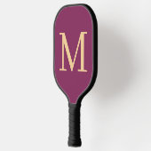Eigen monogrammen pickleball paddle (Links)