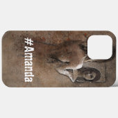 Eigen monogrammen, schattig, fotokunst Case-Mate iPhone case (Achterkant (horizontaal))