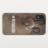 Eigen monogrammen, schattig, fotokunst Case-Mate iPhone case (Achterkant (horizontaal))