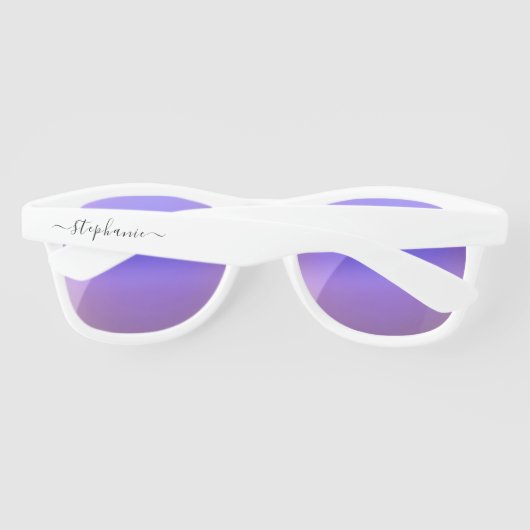 Eigen monogrammen zonnebrillen (Achterkant)