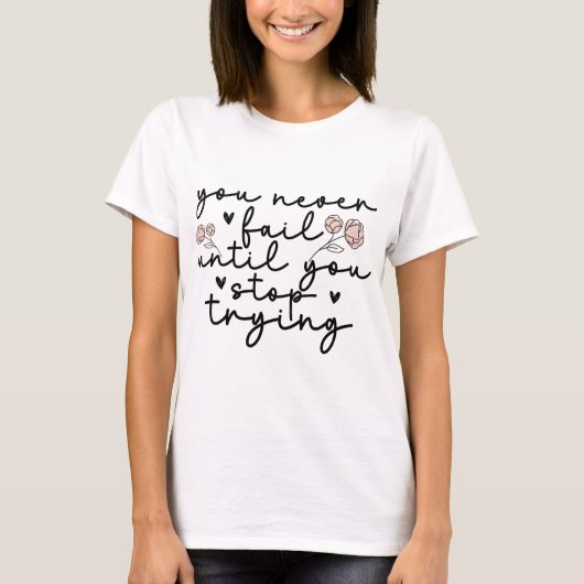 Eigen motivatie  t-shirt (Voorkant)