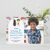 Eigen motorfietsfeest Invitat Kaart (Staand voorkant)