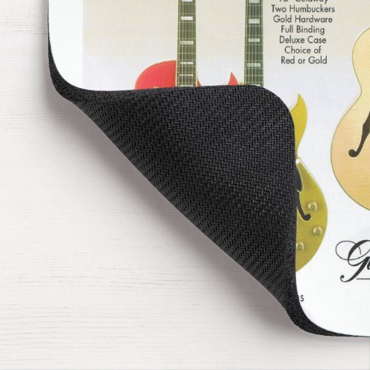Eigen mousepad van Eddie Durham Centennial Guitars Muismat (Hoek)