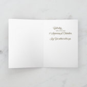 Eigen naam, 2e Jubileum van Ordination, Gold C Kaart (Binnen)